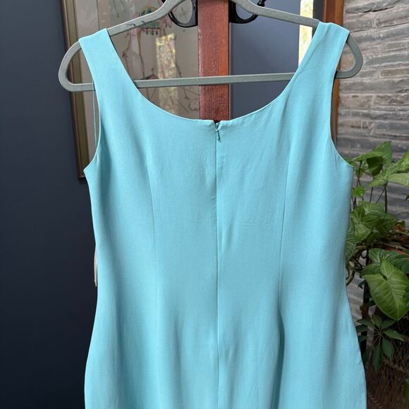 Vintage NWT Plus Size Maggy London 100% Silk, Fully Lined Shift Dress size 16 - Picture 7 of 9